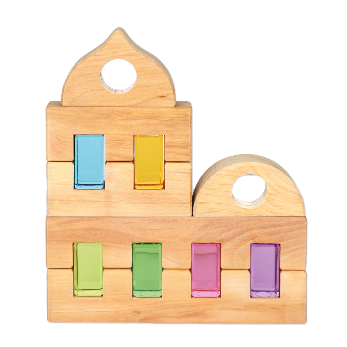 Bauspiel Luminous Blocks Pastel (12pcs)