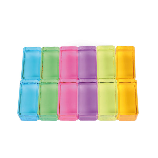 Bauspiel Luminous Blocks Pastel (12pcs)