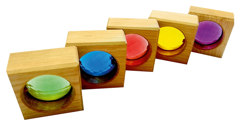 Bauspiel Stainglass Faceted Window Blocks 25pcs