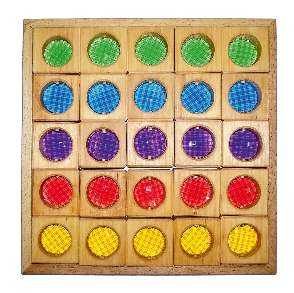 Bauspiel Stainglass Faceted Window Blocks 25pcs