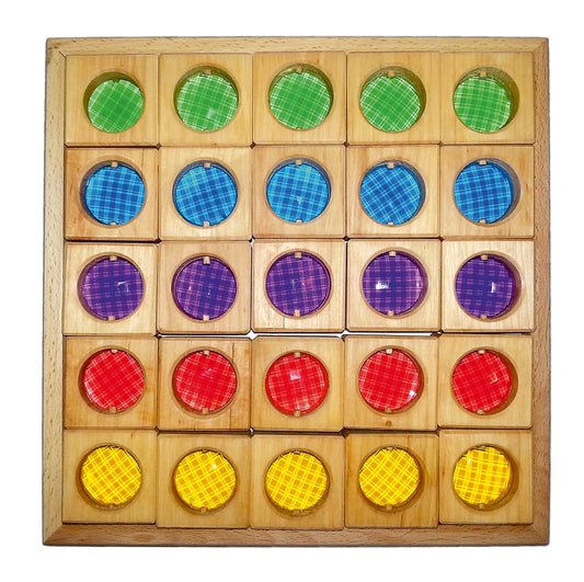 Bauspiel Stainglass Faceted Window Blocks 25pcs