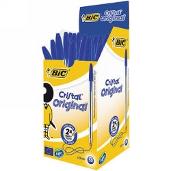 Pen BIC BP Cristal Original Medium BLUE Box50