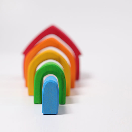 Grimm's Stacking House Rainbow