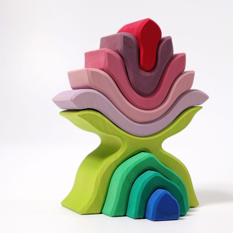 Grimm's Stacking Flower 9pcs