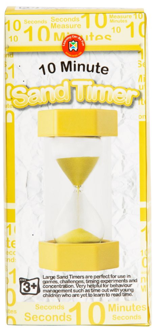Large Sand Timers - 10 min