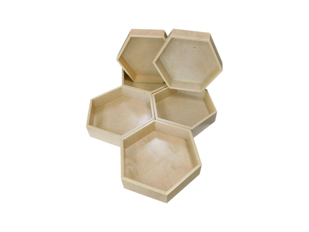 Wooden Sensory Path Boxes - Set of 6