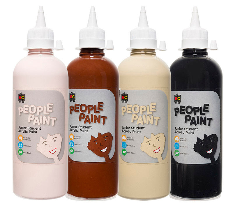 EC- Liquicryl People Paint 500ml - Flesh Tone Set of 4