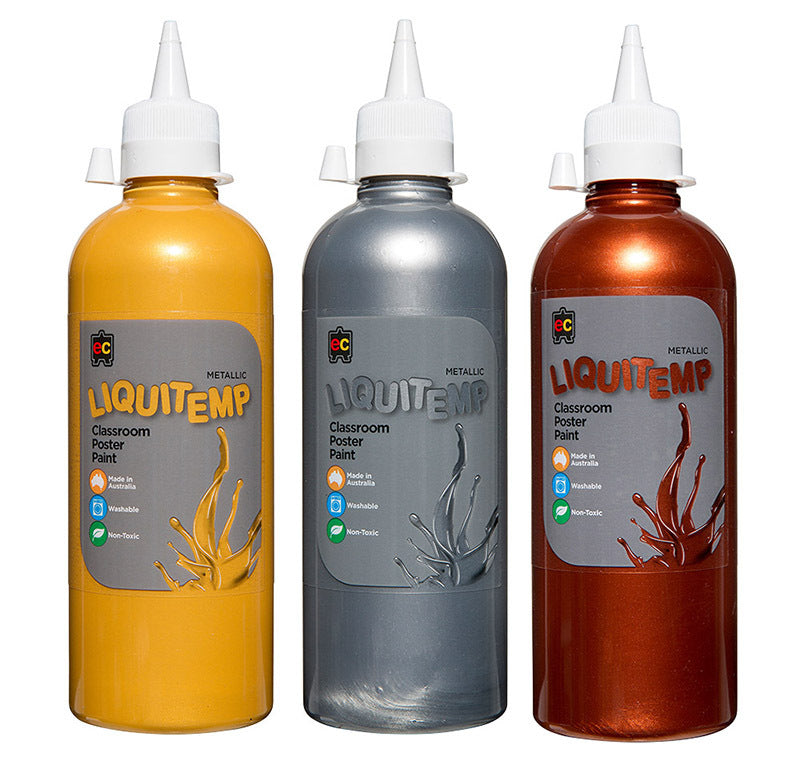 EC Liquitemp Metallic Paint 500ml - Set 3