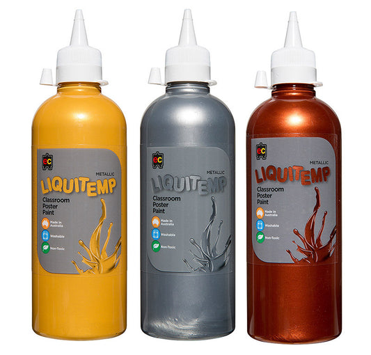 EC Liquitemp Metallic Paint 500ml - Set 3