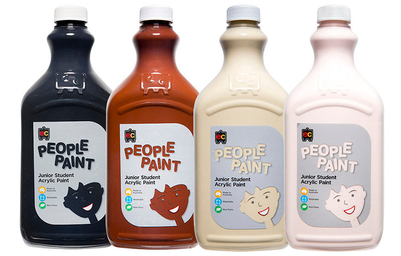EC Liquicryl People Paint 2LT - Flesh Tone SET 4