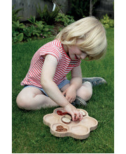 Natural Flower Tray (6 section)