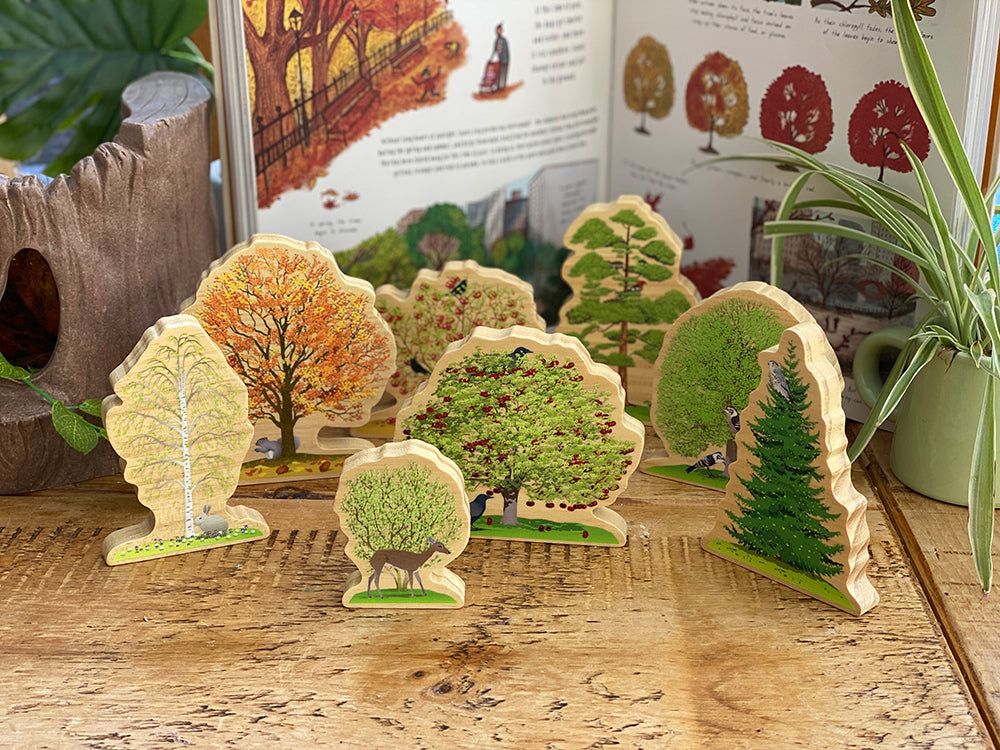 Wooden Play Set - Four Seasons Trees