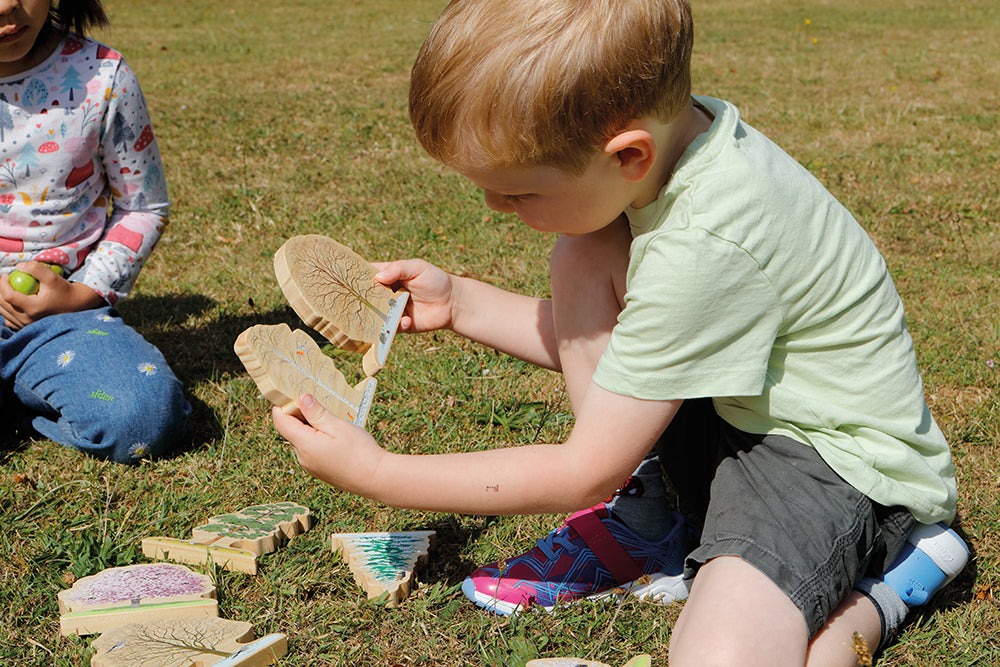 Wooden Play Set - Four Seasons Trees