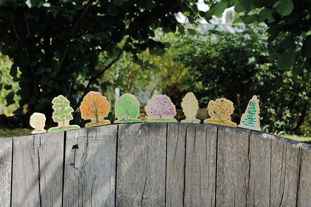 Wooden Play Set - Four Seasons Trees