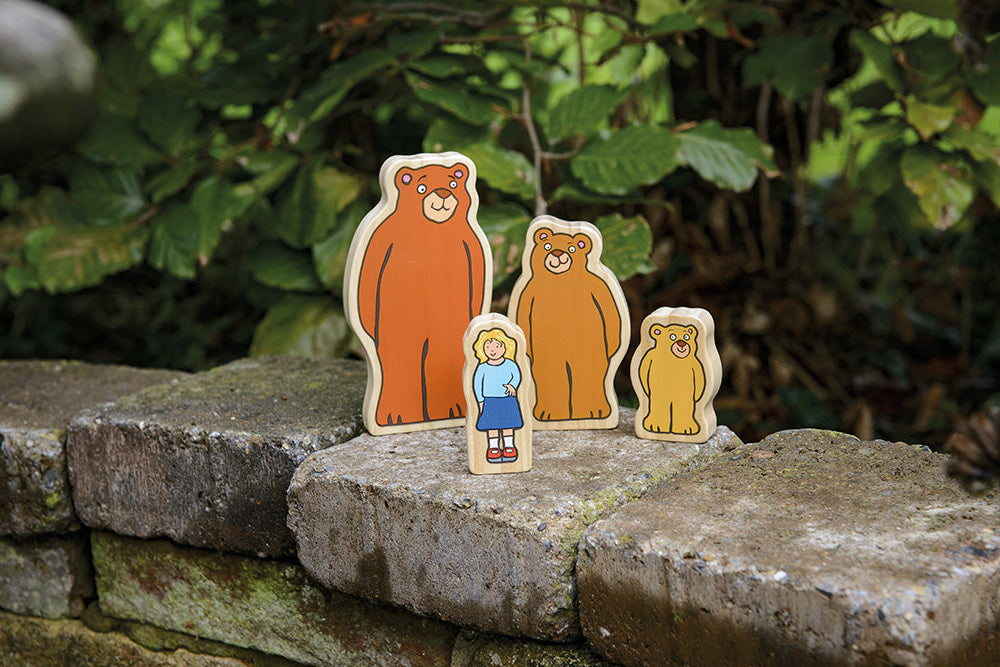 Wooden Characters - Goldilocks and the Three Bears