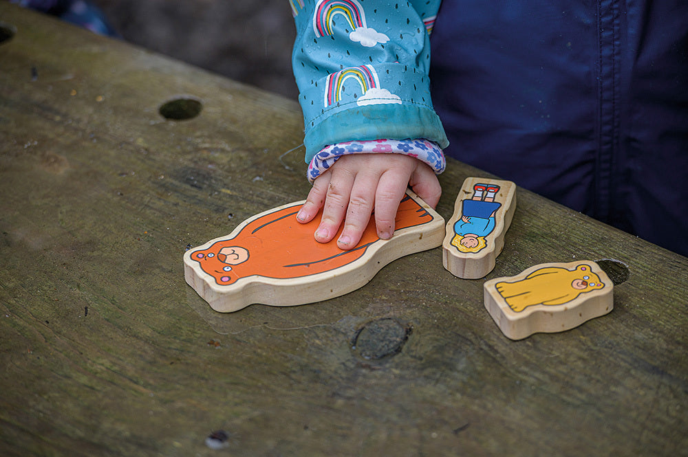 Wooden Characters - Goldilocks and the Three Bears