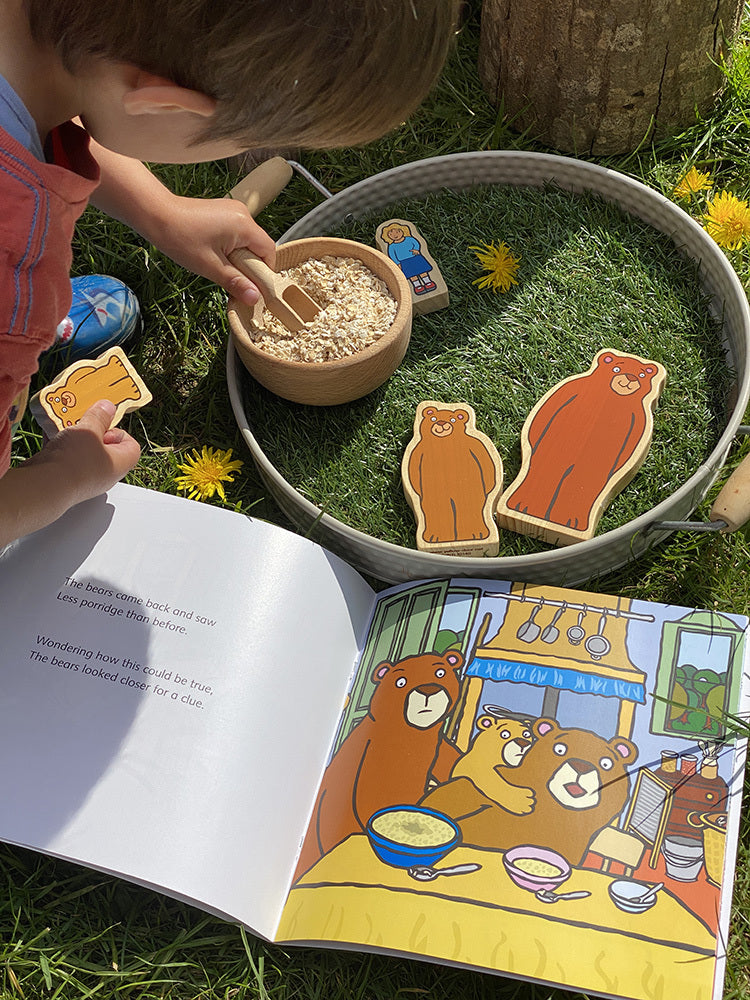 Wooden Characters - Goldilocks and the Three Bears
