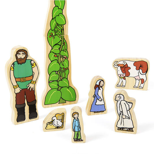 Wooden Characters - Jack and the Beanstalk