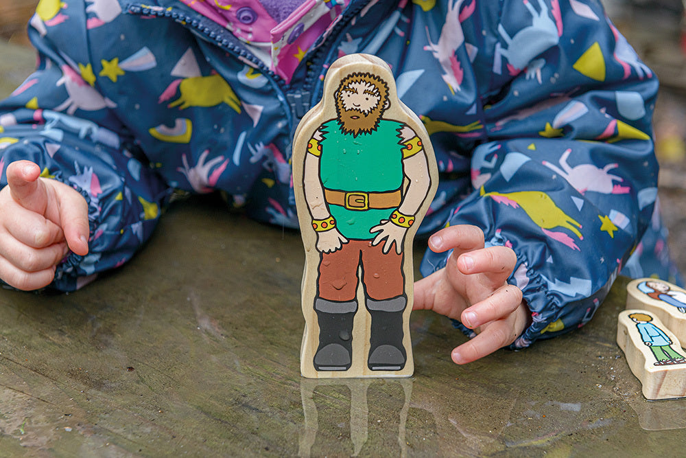 Wooden Characters - Jack and the Beanstalk