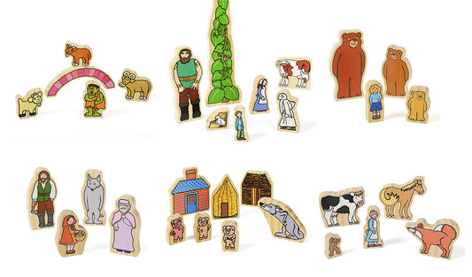 Wooden Characters - Traditonal Tales set of 6