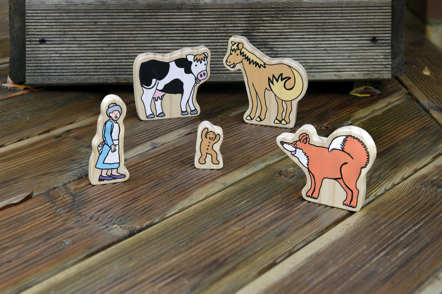 Wooden Characters - The Gingerbread Man