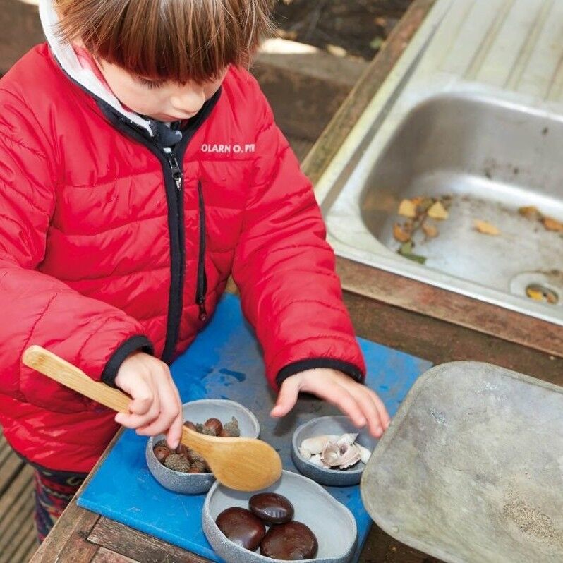 Rustic Stone Bowls - Set of 3