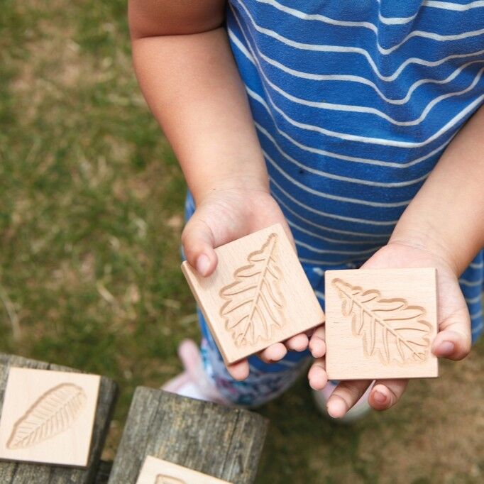 Match Me - Sensory Leaf Tiles