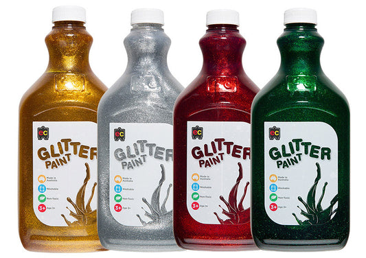 EC-Liquicryl Glitter Paint 2ltr -Set 4