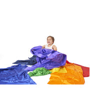 Rainbow Habutae Fabric 7pcs