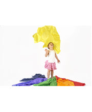 Rainbow Habutae Fabric 7pcs