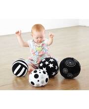 Soft Sensory Activity Balls - Black & White 4pk
