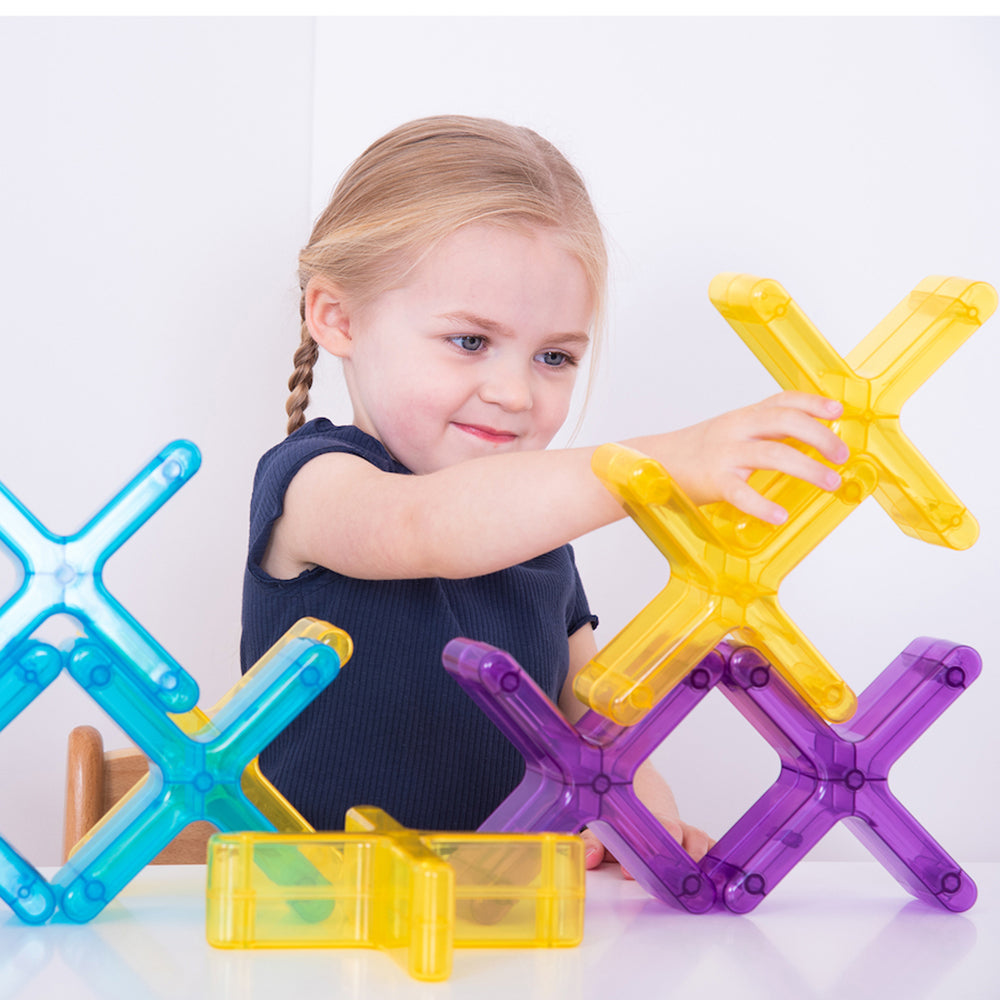 Radiant Stacking Crosses - 12pk