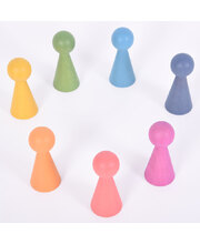 Rainbow Wooden Figures - 7pcs