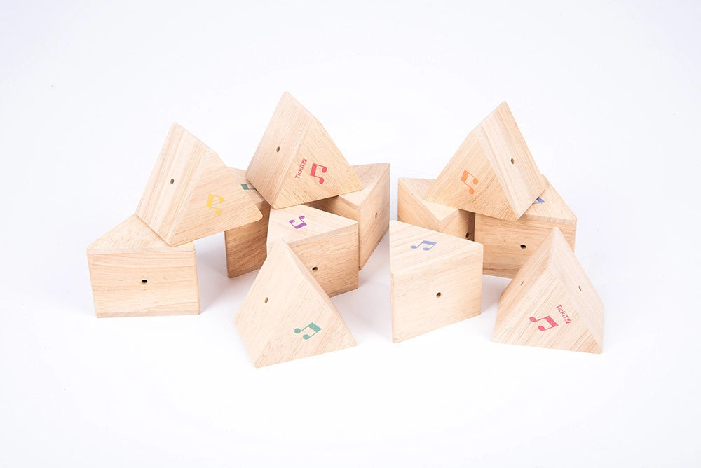 Wooden Sound Prism Set - 12pk