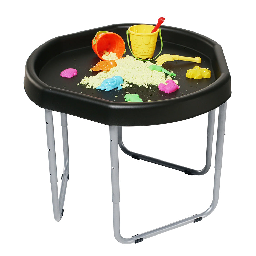 Billy Kidz Hex Tuff Tray & Stand - Black