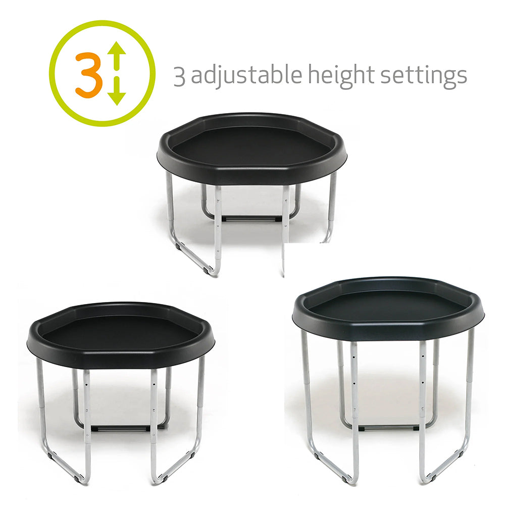 Billy Kidz Hex Tuff Tray & Stand LARGE - Black