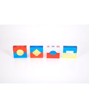 Coloured Crystal 25pce Block Set with Mirror & Teachers Guide