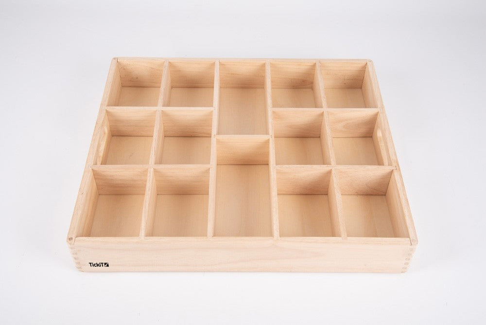Wooden Sorting Tray - 14 Way