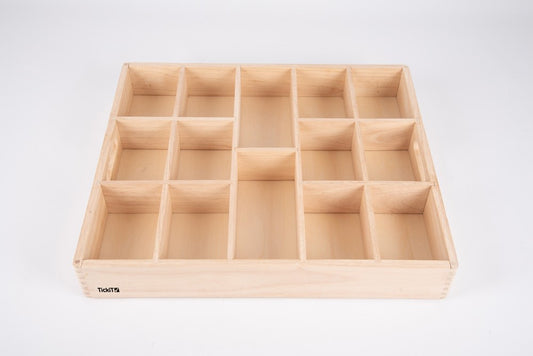 Wooden Sorting Tray - 14 Way