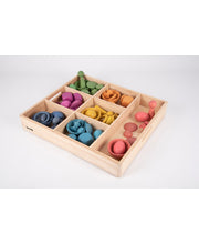 Wooden Sorting Tray - 7 Way