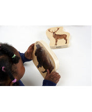 Wooden Forest Animal Blocks - 30pcs