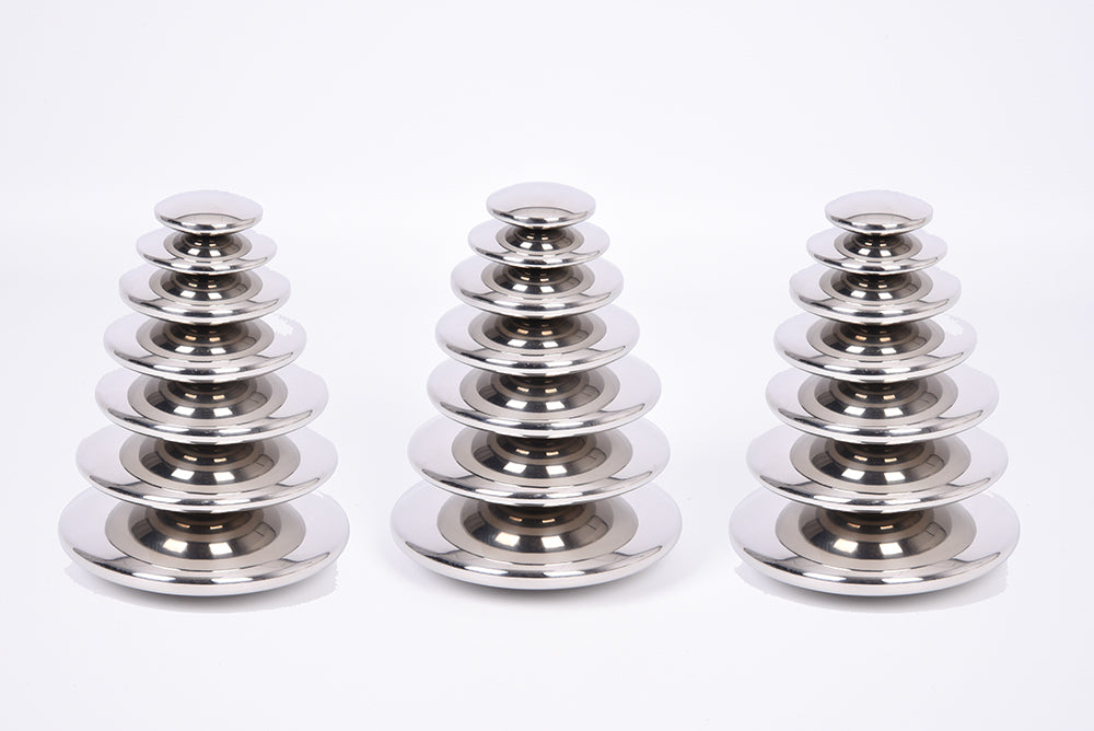 Sensory Reflective Silver Buttons - 21pk