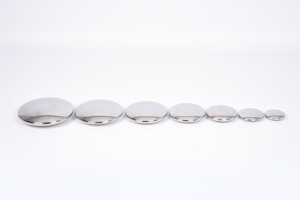 Sensory Reflective Silver Buttons - 7pk