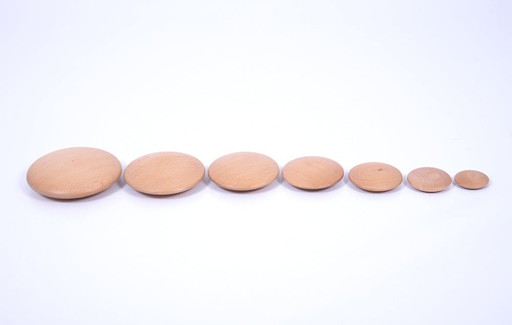 Natural Wooden Buttons - 7pk