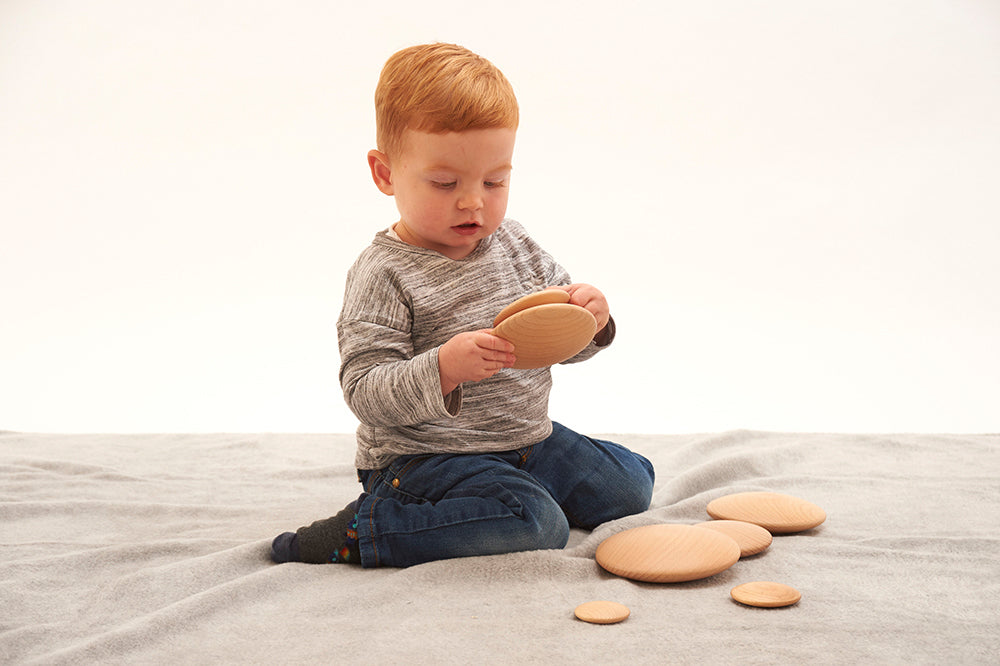 Natural Wooden Buttons - 7pk