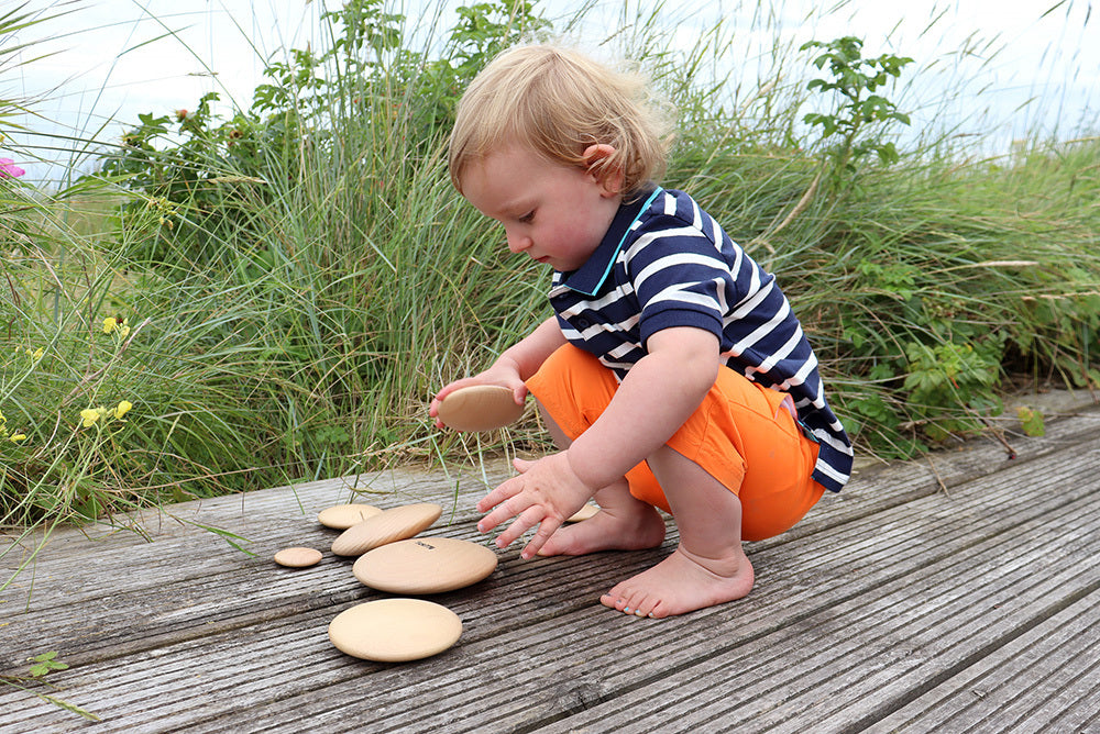Natural Wooden Buttons - 7pk