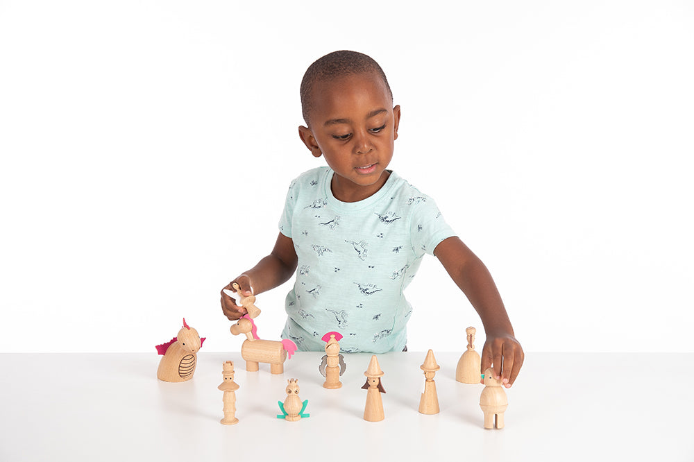 Wooden Enchanted Figures - 10pk