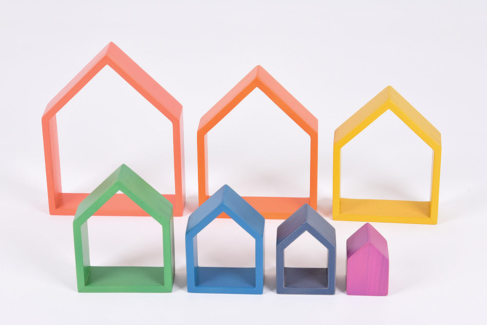 Rainbow Architect Houses - 7pk