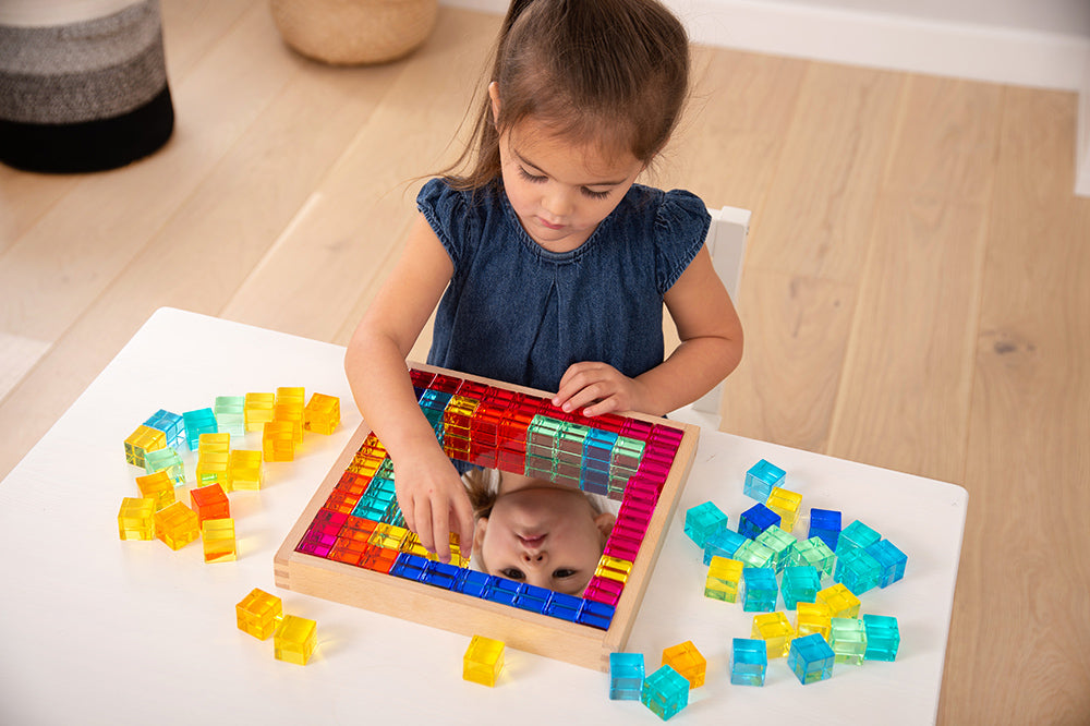 Gem Cube Mirror Tray - 101pk