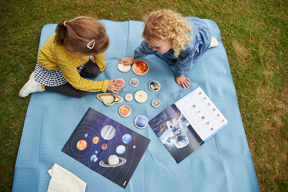 Wooden Solar System Discs -11pk